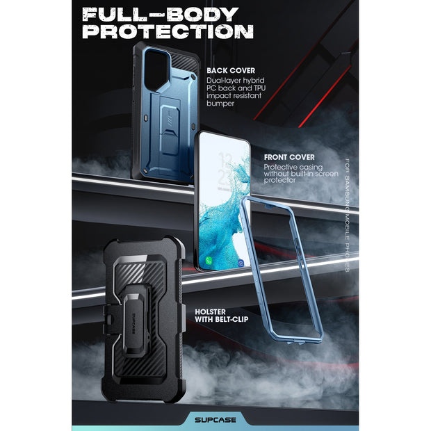 Galaxy S23 Ultra Unicorn Beetle PRO Screen Protector Case(open box)-Metallic Blue