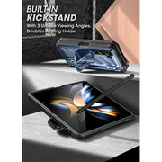 Galaxy Z Fold5 Unicorn Beetle PRO Rugged Case with S-Pen Holder-Metallic Blue