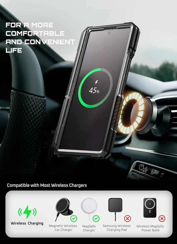 Galaxy Z Fold7 UB Grip MagSafe Case - Translucent Black