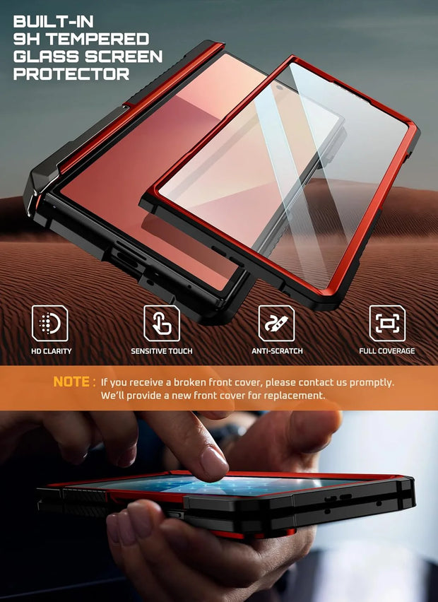 UB GRIP Series Galaxy Z Fold7 MagSafe Case - Ruddy