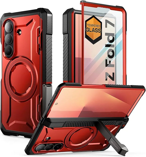 Supcase Ruddy UB Grip MagSafe Galaxy Z Fold7 Rugged Case with Dual-Angle Stand | SUPCASE