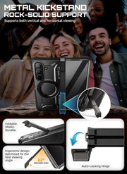 UB GRIP Series Galaxy Z Fold7 MagSafe Case with Privacy Screen Protector - Dark