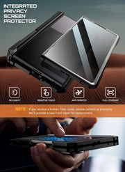 UB GRIP Series Galaxy Z Fold7 MagSafe Case with Privacy Screen Protector - Dark