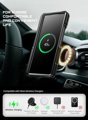 UB GRIP Series Galaxy Z Fold7 MagSafe Case with Privacy Screen Protector - Dark