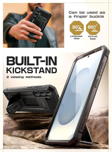 UB PRO Series Galaxy S25 FE Phone Case with Stand & Belt-Clip UB PRO Series Galaxy S25 FE Phone Case with Stand & Belt-Clip