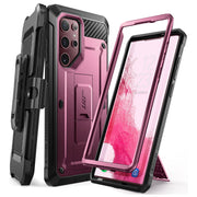 Galaxy S22 Ultra Unicorn Beetle PRO Rugged Case(open box)-Burgundy