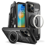 iPhone 15 Pro 6.1 inch Unicorn Beetle PRO MAG Rugged MagSafe Case-Gun Metal