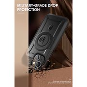 iPhone 15 Plus 6.7 inch Unicorn Beetle PRO MAG Rugged MagSafe Case-Gun Metal