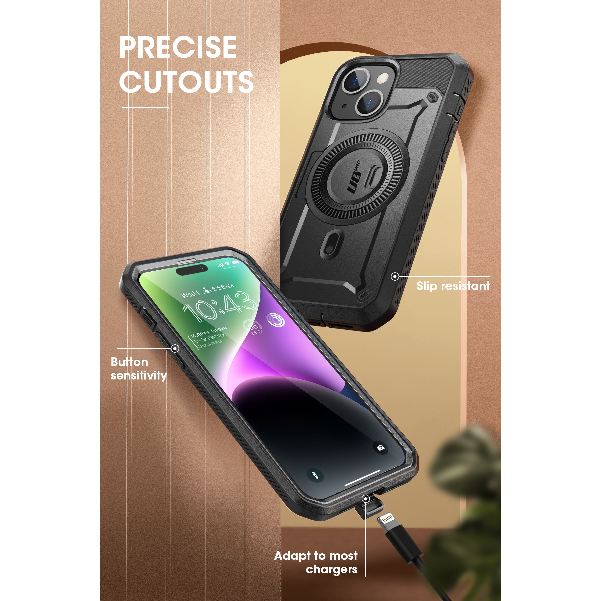 SUPCASE | iPhone 15 6.1 inch (2023) | UB Pro Holster Case
