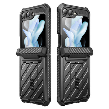 Galaxy Z Flip5 Unicorn Beetle PRO Rugged Case with Belt Clip-Black Galaxy Z Flip5 Unicorn Beetle PRO Rugged Case with Belt Clip-Black