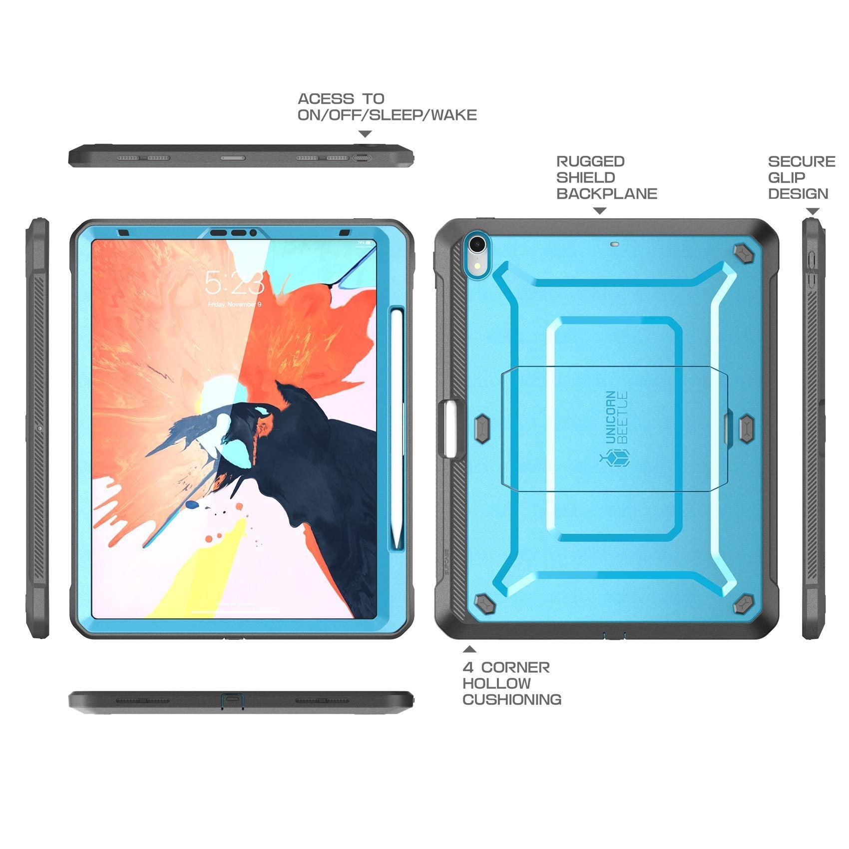 iPad Pro 12.9 inch (2018) Unicorn Beetle Pro Full Body Case (Apple