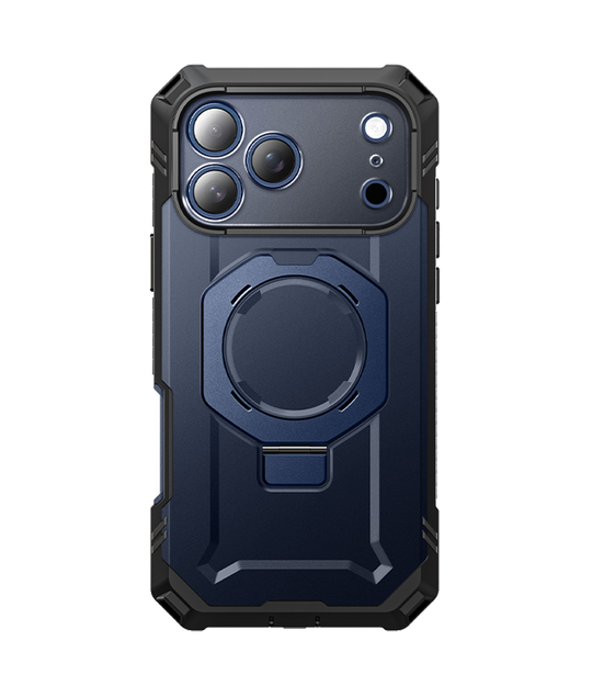 UB GRIP PRO Series iPhone 17 Pro MagSafe Phone Case with HD Tempered Glass - Azure