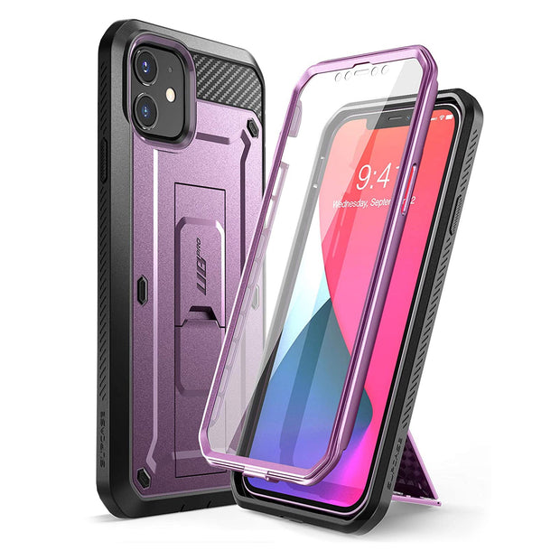 iPhone 12 6.1 inch Unicorn Beetle Pro Rugged Case(open box)-Metallic Purple