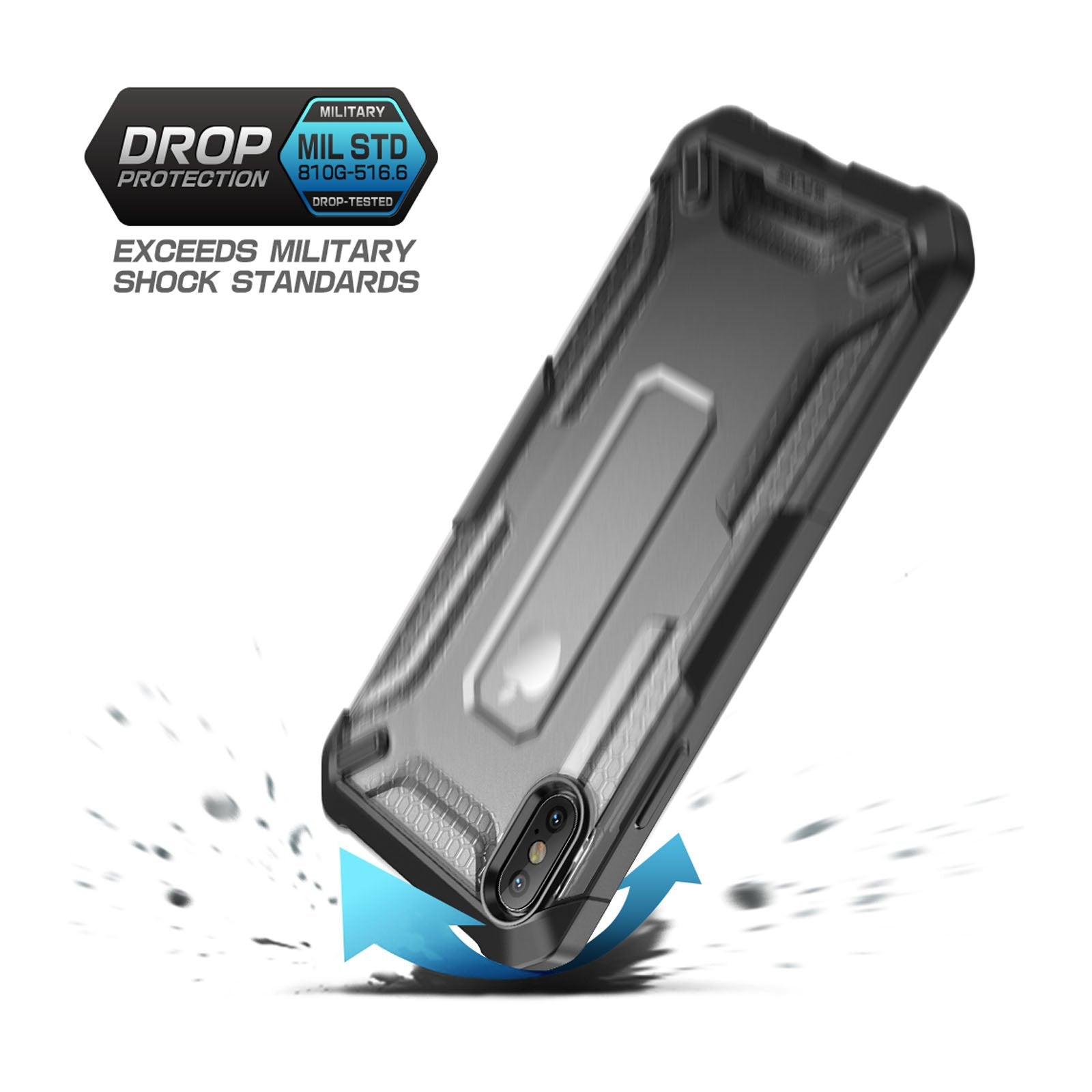iPhone XS Max Unicorn Beetle Bumper Case-Black | SUPCASE