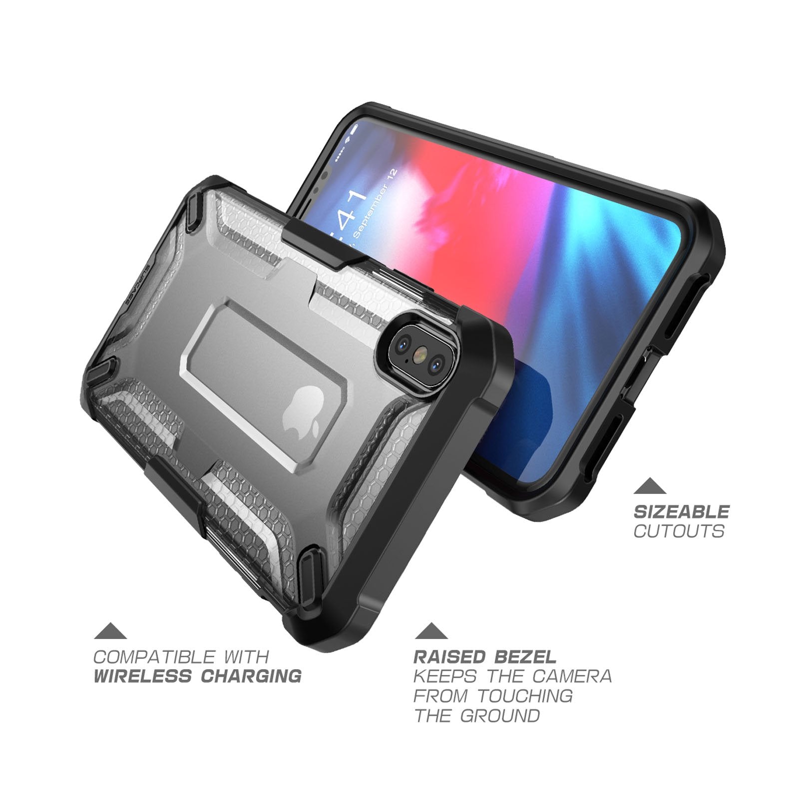 iPhone XS Max Unicorn Beetle Bumper Case-Black | SUPCASE