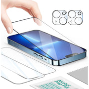 2.5D Tempered Glass Screen & Lens Protectors for iPhone 13 6.1 inch - Clear