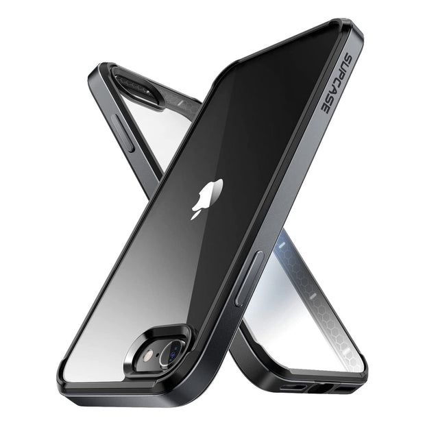 iPhone 7/ 8 Unicorn Beetle EDGE Clear Bumper Case-Black