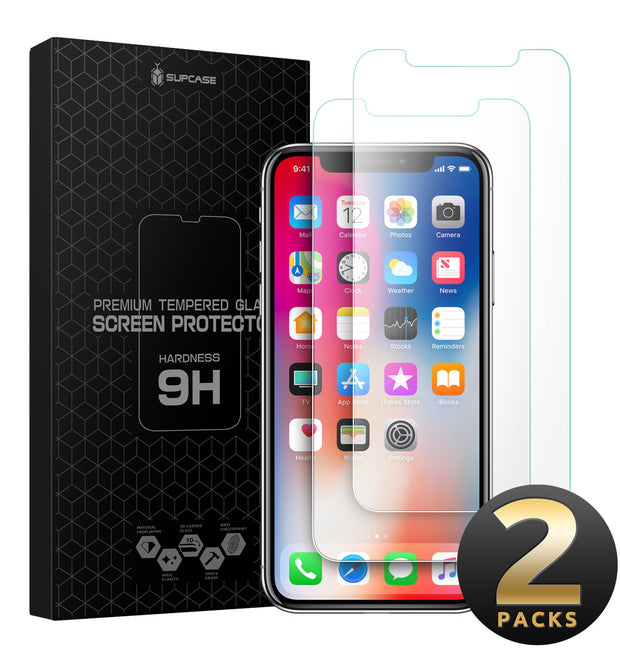 3D Glass Screen Protector for iPhone 5.8 inch 2017 and 2018 (2 Pack) -Clear