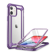 iPhone 12 mini 5.4 inch Unicorn Beetle Exo with Screen Protector Clear Case-Purple