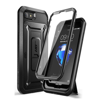 SUPCASE iPhone SE Unicorn Beetle Pro Full-Body Case with Kickstand-Black SUPCASE iPhone SE Unicorn Beetle Pro Full-Body Case with Kickstand-Black