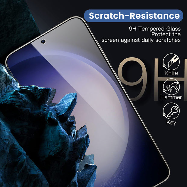Tempered Glass Screen Protector for Galaxy S23+ 6.6 inch