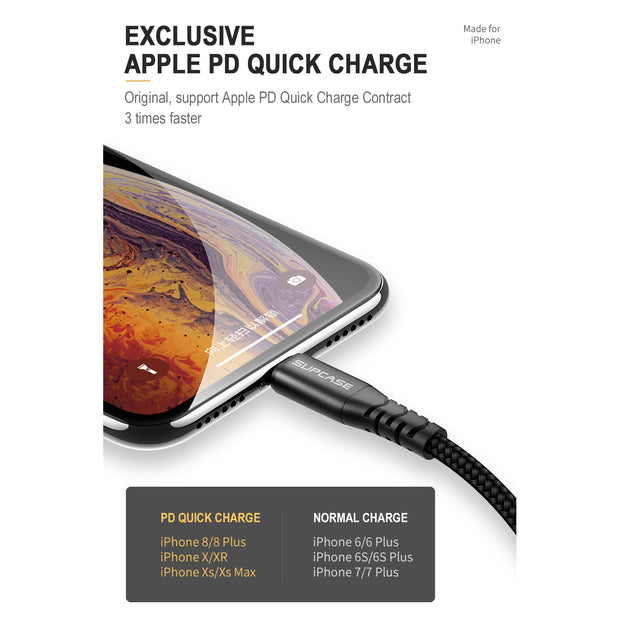 5 USB-C Fast Charge Lightning Cable for Apple Devices | SUPCASE