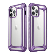 iPhone 12 Pro 6.1 inch Unicorn Beetle Exo with Screen Protector Clear Case-Purple
