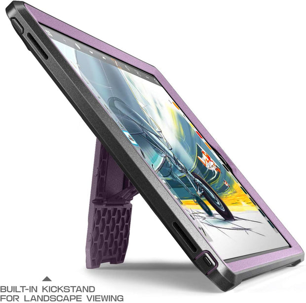 iPad 9.7 inch Unicorn Beetle Pro Full-Body Case-Metallic Purple