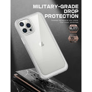 iPhone 13 Pro Max 6.7 inch Unicorn Beetle Style Slim Clear Case-Gray