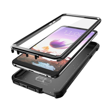 LG Stylo 4 Unicorn Beetle Pro Rugged Case with Holster-Black