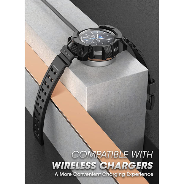 Galaxy Watch4 46mm Unicorn Beetle PRO Wristband Case-Black