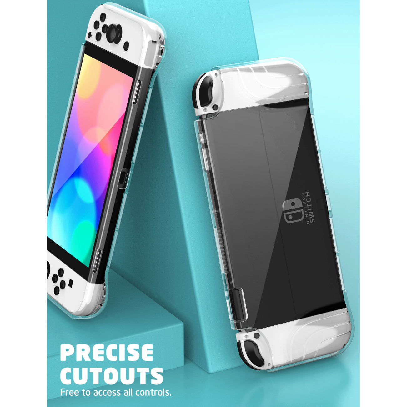 SUPCASE | Nintendo Switch OLED | Unicorn Beetle CLEAR