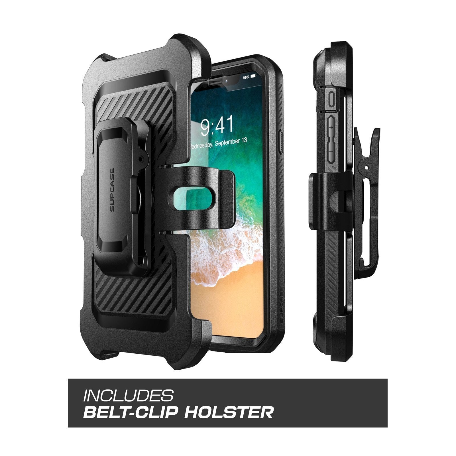iPhone XS Max Unicorn Beetle Pro Full-Body Holster Case-Black