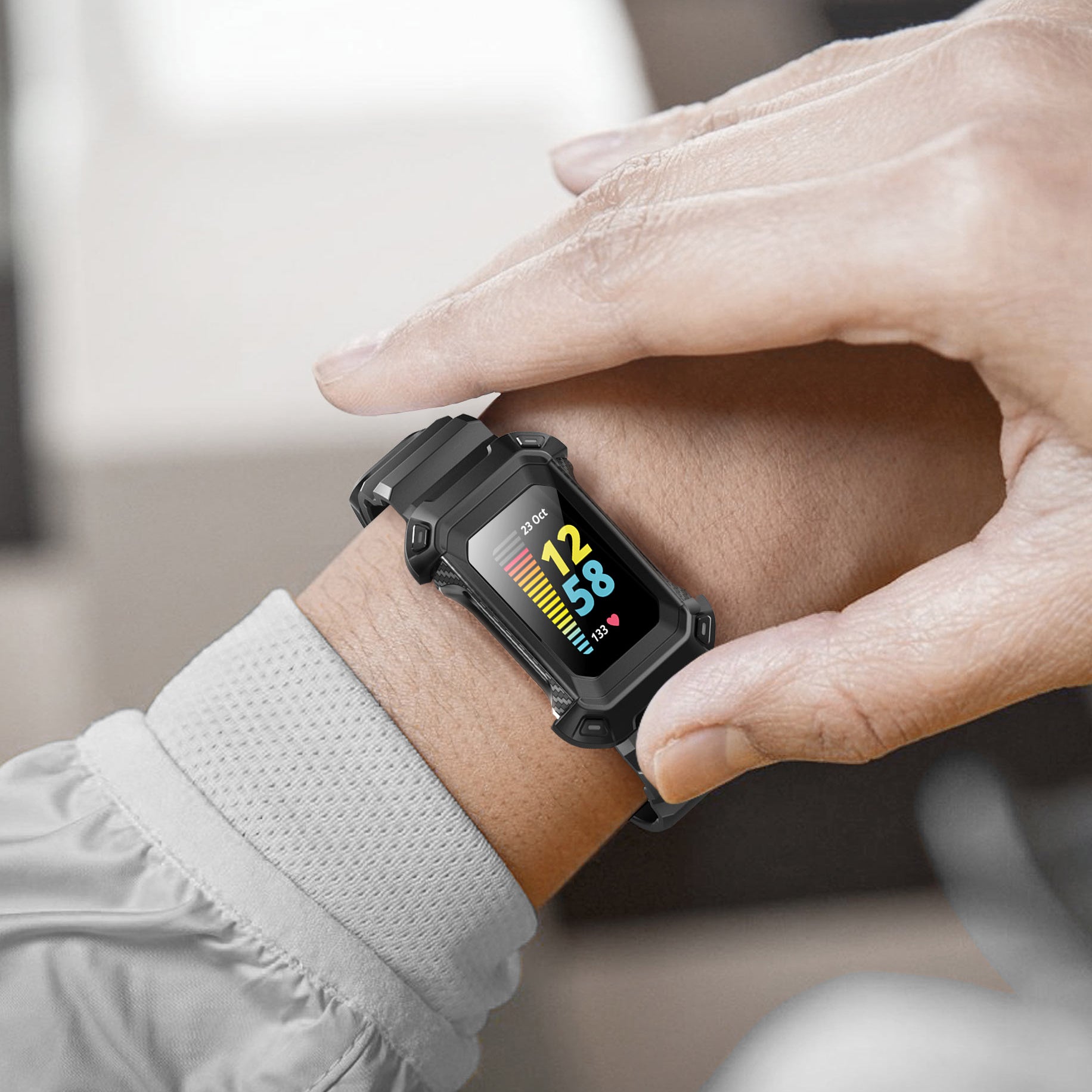 Fitbit Charge 5 Unicorn Beetle PRO Rugged Case and Band | SUPCASE