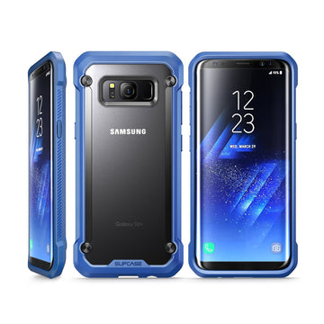 Galaxy S8 Plus Unicorn Beetle Hybrid Protective Bumper Case-Blue