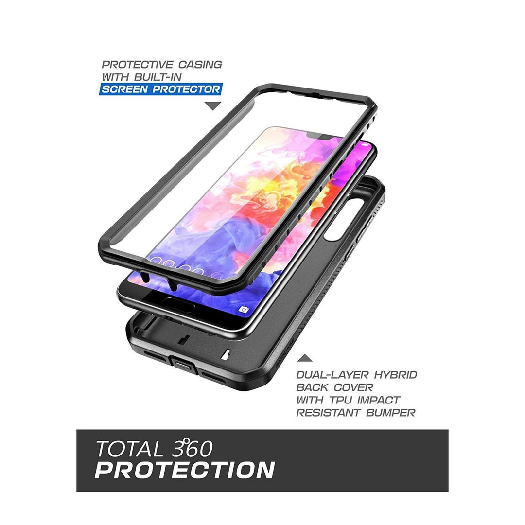 Huawei P20 Pro Unicorn Beetle Pro Rugged Case-Black | SUPCASE