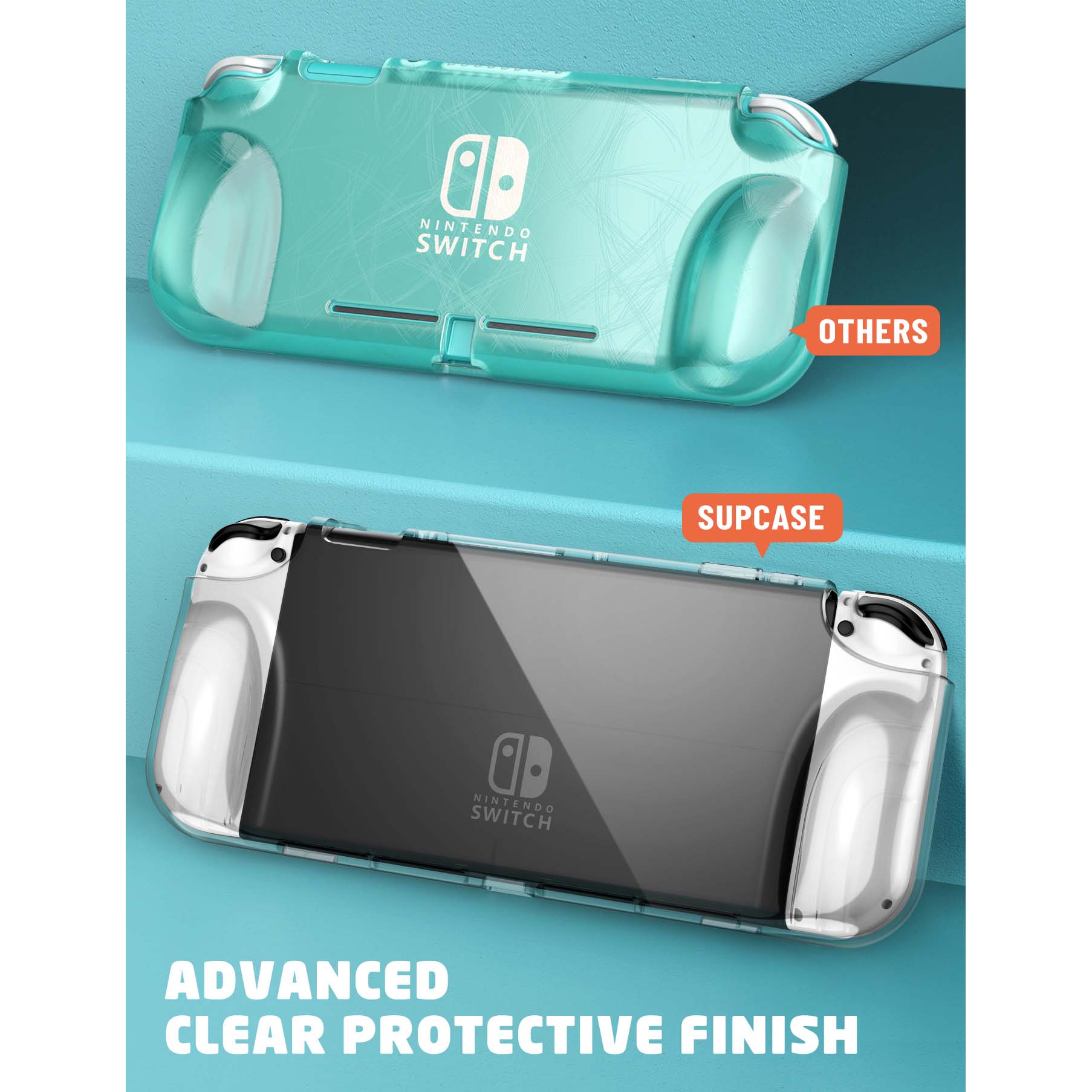 SUPCASE | Nintendo Switch OLED | Unicorn Beetle CLEAR