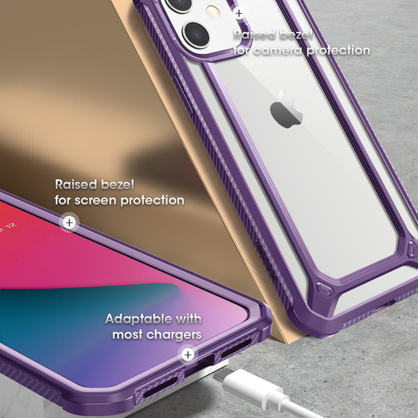 SUPCASE | iPhone 12 6.1 inch (2020) | UB Exo Clear Case