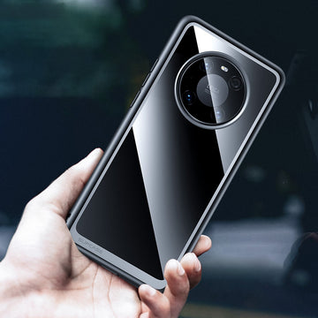 Custodia Trasparente Per Huawei Mate 40 Pro 5G: Cover Slim In Silicone TPU Con Stampa Delfini E Mare, Antiurto - 3