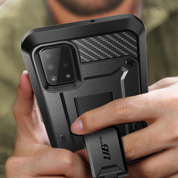 SUP Unicorn Beetle Pro Rugged Carrying Case (Holster) Samsung Galaxy A51 Smartphone - Black