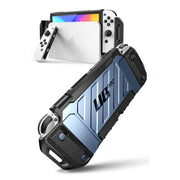 Nintendo Switch OLED Unicorn Beetle PRO Dockable Grip Case-Metallic Blue