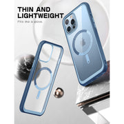 iPhone 13 Pro Max 6.7 inch Unicorn Beetle MAG Slim Clear MagSafe Case-Blue