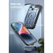 iPhone 14 Plus 6.7 inch Unicorn Beetle PRO MAG Rugged MagSafe Case-Metallic Blue