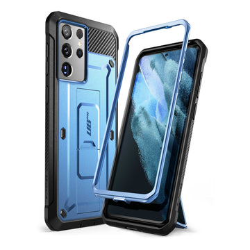 Galaxy S21 Ultra Unicorn Beetle Pro Rugged Case-Metallic Blue Galaxy S21 Ultra Unicorn Beetle Pro Rugged Case-Metallic Blue