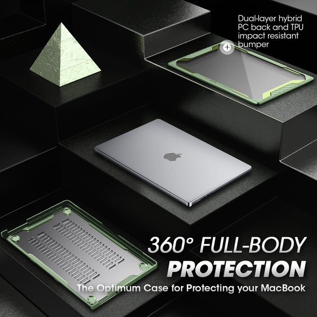 MacBook Pro 14 inch (2021/2023) Unicorn Beetle Case Cover-Green
