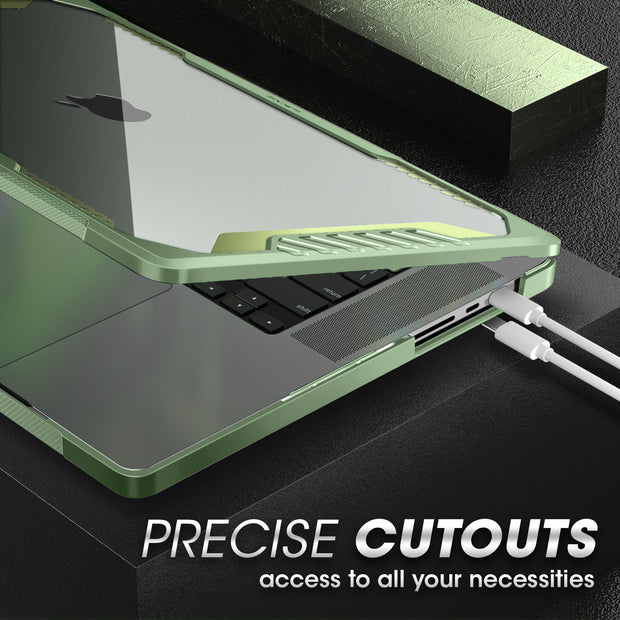 MacBook Pro 16 inch (2021/2023) Unicorn Beetle Case Cover-Green