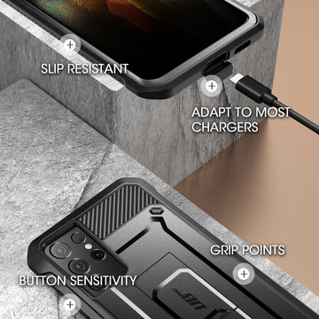 Galaxy S21 Ultra Unicorn Beetle Pro Rugged Case-Black Galaxy S21 Ultra Unicorn Beetle Pro Rugged Case-Black