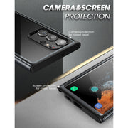 Galaxy S23 Ultra Unicorn Beetle EDGE XT Bumper Case With Screen Protector-Black