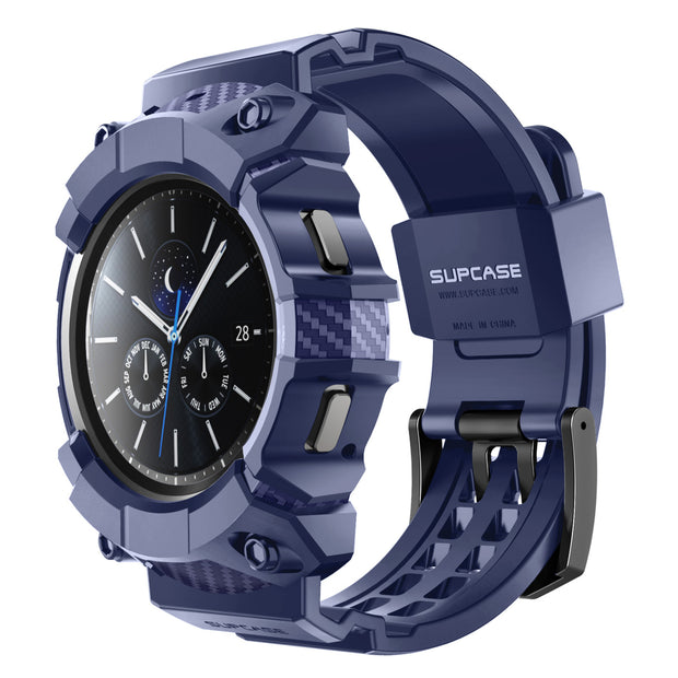Galaxy Watch4 46mm Unicorn Beetle PRO Wristband Case-Blue