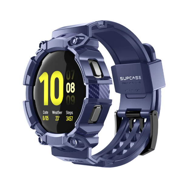 Galaxy Watch4 44mm Unicorn Beetle PRO Wristband Case-Blue